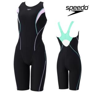 スピード SPEEDO フィットネス水着 レディース フィールアップルースンニースキン オールインワン Ultra Stretch 0 パッド付き SFW12560