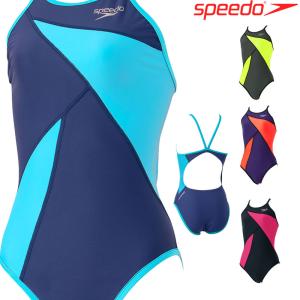 スピード SPEEDO 競泳水着 レディース 練習用 カラーターンズスーツ ENDURANCE SP 競泳練習水着 STW02206
