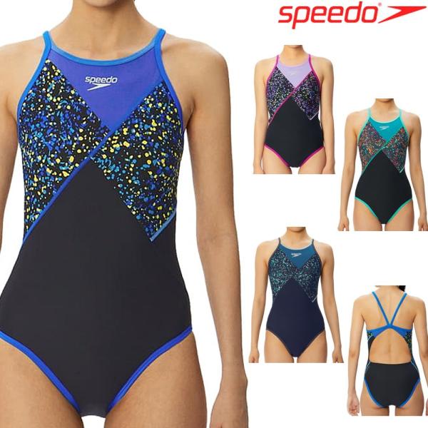 スピード SPEEDO 競泳水着 レディース 練習用 シードッツターンズスーツ ENDURANCE ...