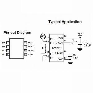 【送料無料】 ACS712T 電流 センサ モ...の詳細画像2