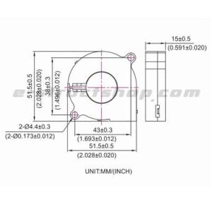【送料無料】 DC12V 小型ブロアファン (...の詳細画像3