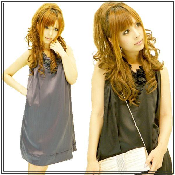 パーティードレス パーティードレス/結婚式 二次会ドレス 結婚式ドレス ショートドレス 黒 ゴールド...