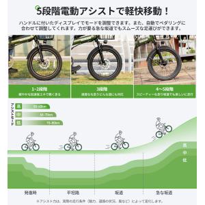 EENOUR 電動アシスト自転車 20インチ ...の詳細画像4
