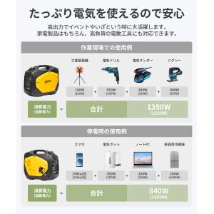 インバーター発電機 カセットボンベ ガソリン ...の詳細画像4