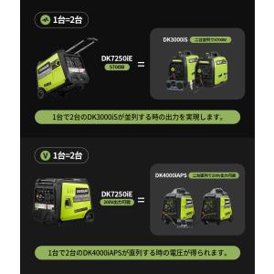 EENOUR 発電機 200V 定格5700W...の詳細画像3