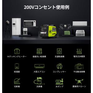EENOUR 発電機 200V 定格5700W...の詳細画像5