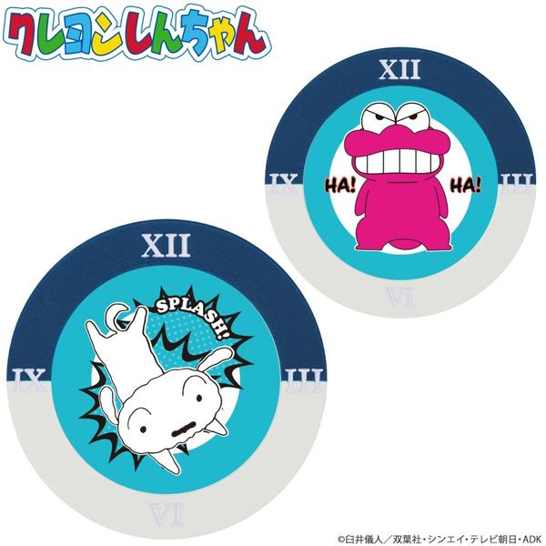 クレヨンしんちゃん チップマーカー ネイビー×ホワイト MK0312 送料無料 ゴルフ ボール マー...