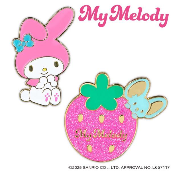 マイメロディ ゴルフマーカー MMM003 送料無料 ゴルフ 用品 かわいい おしゃれ マグネット ...