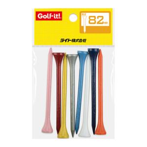 LITE ライト ウッドティー 82 カラー T-218 ゴルフ ラウンド用品 超ロングティー 82mm