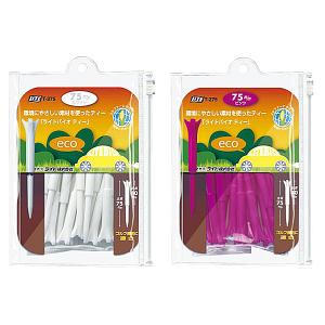 LITE ライト ライトバイオティー 段つきロング 75mm T-275 ゴルフ ティー 環境にやさしい素材 全長75mm 段高40mm いつも同じ高さ