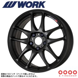 WORK EMOTION CR極 15×5.0J PCD100 4H INSET+45 マットブラック (MBL) ワークエモーション WORK ホイール 単品 1本 kiwami｜e-tireshop