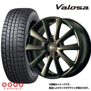 ヴァローザ 17×7.0 +52 4C586 60°テーパー グレー 205/40R17 ice GUARD IG70 ヨコハマ アイスガード7｜e-tireshop