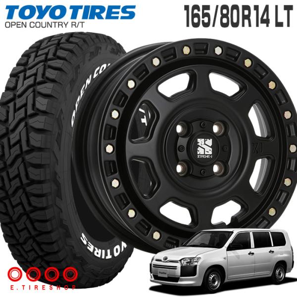 オープンカントリー RT 165/80R14 97/95N LT 片側ホワイトレター エクストリーム...