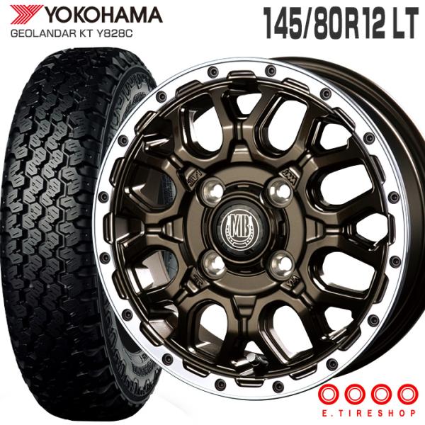 ジオランダー KT Y828C 145/80R12 80/78 XR-800M 12×4.0 グロス...