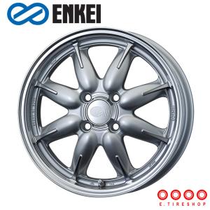 エンケイ オール ワン 15×5.0J PCD100 4H INSET+45 ボア径φ75 マシニングシルバー 15インチ ENKEI all one ホイール 単品1本｜e-tireshop