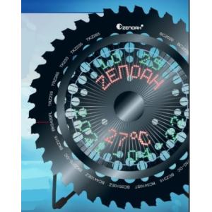 ゼノア (ZENOAH) オリジナルチップソー LED扇風機 (USB接続型) 卓上