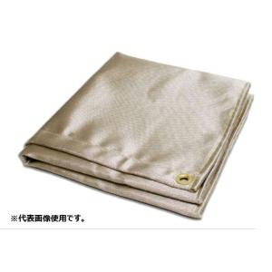 スパッタシート 6号 1840ミリx2920ミリ ガラス繊維 四隅ハトメ (JIS A1323 A種合格品) 溶接 連続使用300度以下