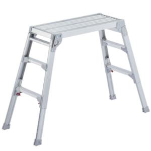 ハセガワ DRS-0780C アルミ製 脚部伸縮式足場台 (調整高さ58cmから80cm) 長谷川 ...