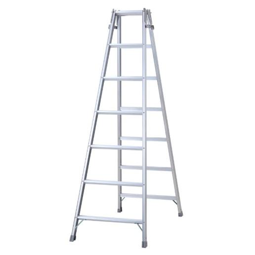ハセガワ RH-21c はしご兼用脚立 7段 7尺 幅広60mm 天板高199cm 耐荷重100kg...