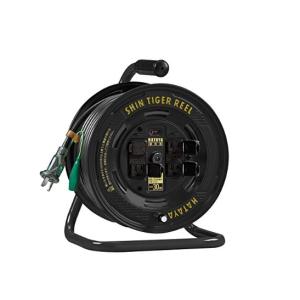 HATAYA（ハタヤ） ST-30SB 黒 屋内用コードリール 30m 2芯 温度