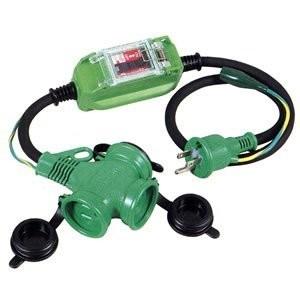 日動工業 防雨延長ブレーカ(アース付)　PBW-EK-T 漏電遮断