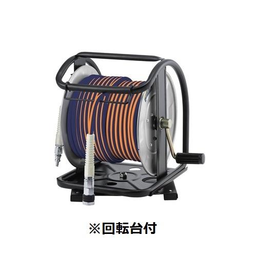 マッハ 高圧エアードラム 30m φ6mm 回転台有り IND-630TC 超ソフト 高圧ホース付 ...