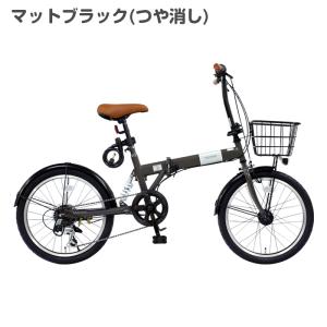 折りたたみ自転車 20インチ シマノ製 6段変...の詳細画像1