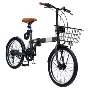 折りたたみ自転車 20インチ シマノ製 6段変...の詳細画像2
