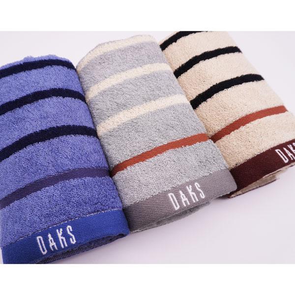 ダックス フェイスタオル　ボーダー柄　34×80cm