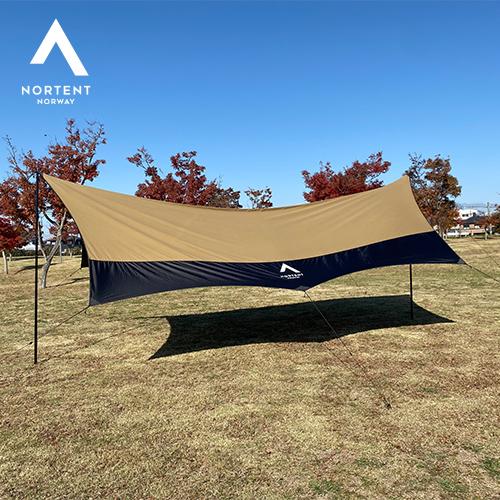 ノルテント ヘレレン タープ PC オークブラウン NORTENT Helleren PC TC G...