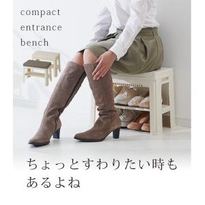 耐荷重100kg!コンパクトなエントランスベン...の詳細画像1