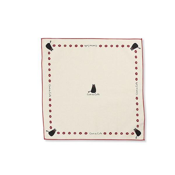 ランチクロス chat chat du cafe ネコ グッズ [レッド]