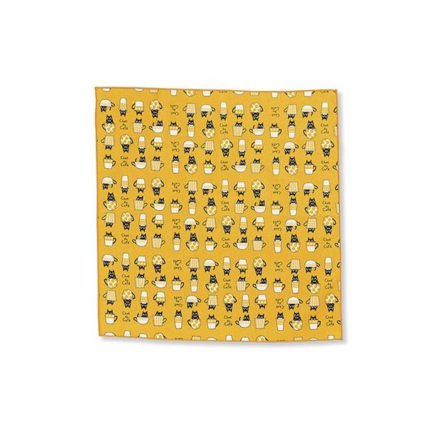 ランチクロス cafe chat du cafe ネコ グッズ [イエロー]