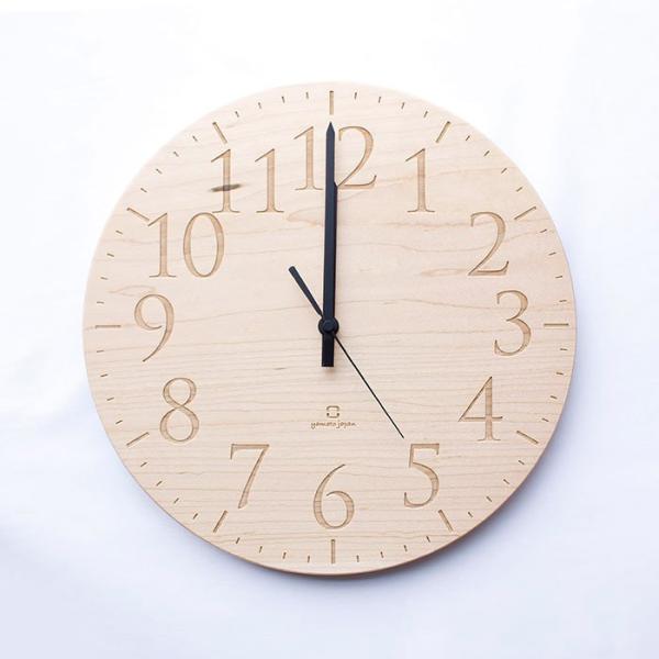 ヤマト工芸 MUKU エン メープル YK15-102 壁掛け時計 シンプル モダン おしゃれ かわ...