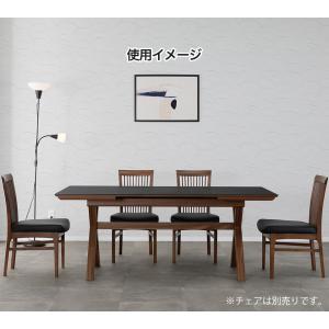 伸長式セラミック天板と天然木のダイニングテーブ...の詳細画像3