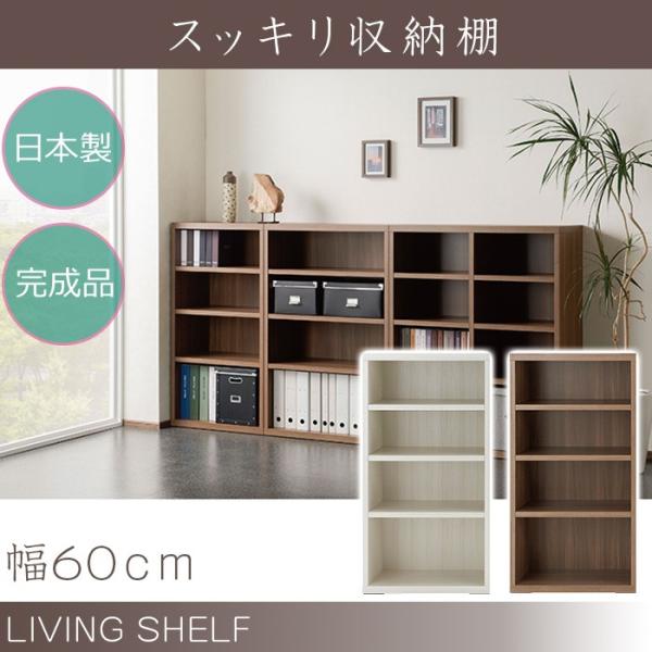 スッキリ収納 棚 シンプル 壁面収納 北欧 日本製 送料無料