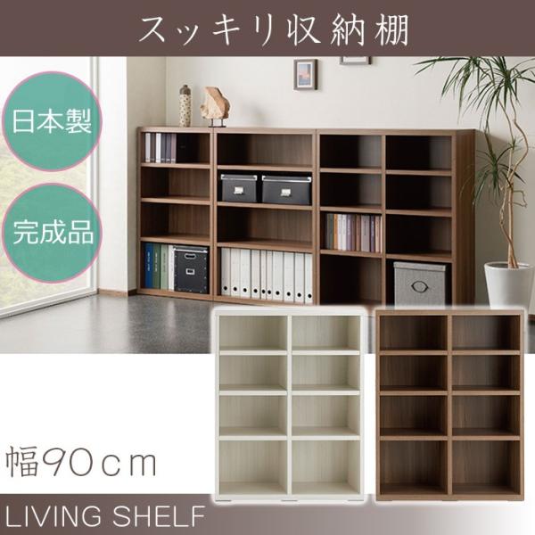 スッキリ収納 棚 シンプル 壁面収納 北欧 日本製 送料無料