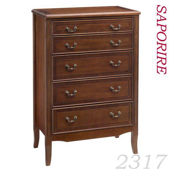 ハイチェスト 幅70cm高さ104.5cmタイプのハイチェスト 上質なアンティークな雰囲気のサポリー...