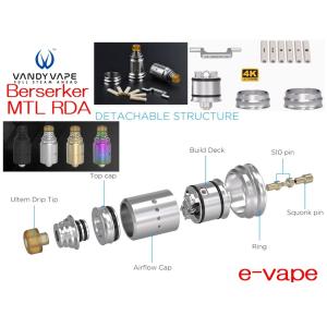 VandyVape Berserker MTL RDA MTLドリッパー｜e-vapejp