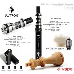 JUSTFOG Q16 STARTER KIT 900mAh　お手軽コンパクト