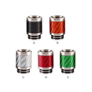 ドリップチップ　810　Stainnless Carbon Driptip｜e-vapejp