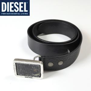 ディーゼル（DIESEL）メンズ 訳あり ベルト ブラック系 　レザー使い （サイズ/80/85/90/95）*am3092