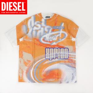 ディーゼル（DIESEL）レディース 訳あり 半袖Tシャツ オレンジ系 　ハイネック （サイズ/XS/S）*bl0015｜e-warehouse