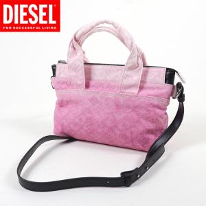 ディーゼル（DIESEL）レディース 訳あり ハンドバッグ ピンク系 　ショルダーベルト付き リバーシブル （サイズ/UNI）*bl3015｜e-warehouse