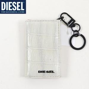 ディーゼル（DIESEL）メンズ 訳あり キーケース ホワイト系 　クロコ型押し （サイズ/UNI）*bm3043｜e-warehouse