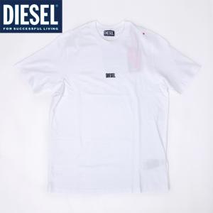 ディーゼル（DIESEL）メンズ 訳あり Tシャツ 半袖 ホワイト系 　ロゴラバープリント （サイズ/M）*cm0075｜e-warehouse