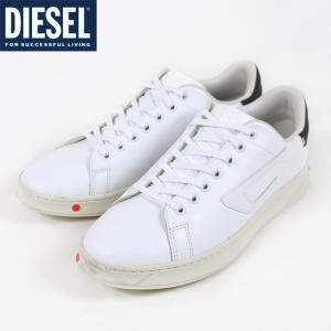 ディーゼル（DIESEL）メンズ 訳あり スニーカー  ホワイト系 　レザー使い （サイズ/43）*cm2010｜e-warehouse