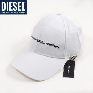 ディーゼル（DIESEL）メンズ 訳あり キャップ・帽子 ホワイト系 　ロゴ刺繍 （サイズ/2）*cm3225｜e-warehouse