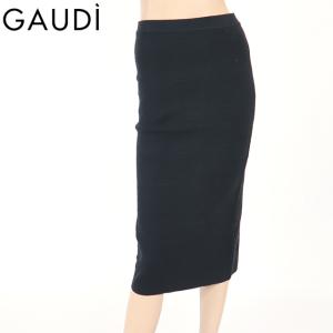 ガウディ（GAUDI）レディース ロングスカート ブラック系 　ロゴマーク織柄 （サイズ/S/M）*dy1060｜e-warehouse