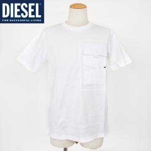 ディーゼル（DIESEL）メンズ 訳あり Tシャツ 半袖 ホワイト系 　背中上部に生地切替 （サイズ/XS）*gm0076｜e-warehouse